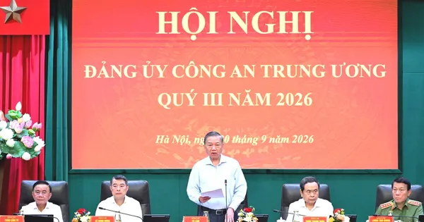 Tổng Bí thư, Chủ tịch nước Tô Lâm dự Hội nghị Đảng ủy Công an Trung ương