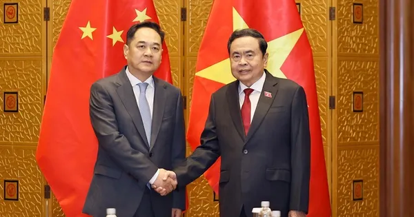 Chủ tịch Quốc hội Trần Thanh Mẫn tiếp các nhân sĩ hữu nghị Trung Quốc
