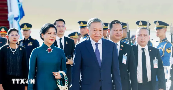 Tổng Bí thư, Chủ tịch nước Tô Lâm đến Bangkok tiếp tục chuyến thăm chính thức Thái Lan