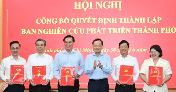 Ban Nghiên cứu phát triển TPHCM thành lập 6 tiểu ban trực thuộc