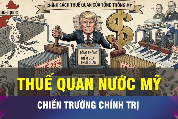 Thuế quan nước Mỹ giờ là câu chuyện chính trị