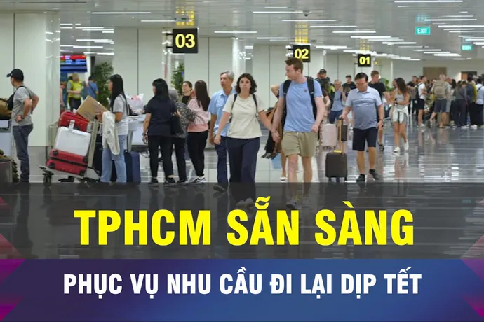18 GIỜ NGÀY 7-2: TPHCM đảm bảo nhu cầu đi lại trong cao điểm Tết