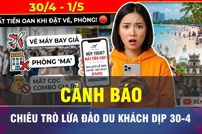 18 GIỜ NGÀY 21-4: Cảnh báo chiêu trò lừa đảo du khách dịp 30-4
