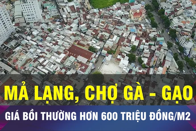 18 GIỜ NGÀY 25-8: Giá đất bồi thường khu Mả Lạng và chợ Gà - Gạo