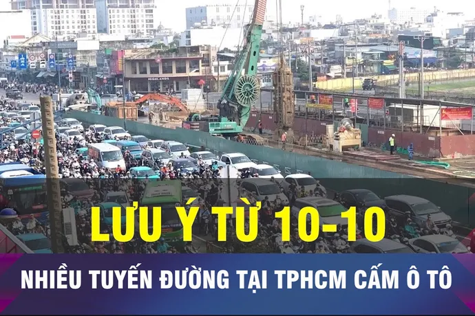 18 GIỜ NGÀY 3-10: TPHCM phân luồng giao thông mới nhiều tuyến đường 