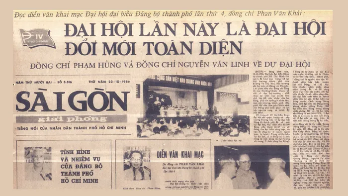 Đại hội đại biểu Đảng bộ TPHCM lần IV (1986-1991): Đại hội của đổi mới toàn diện
