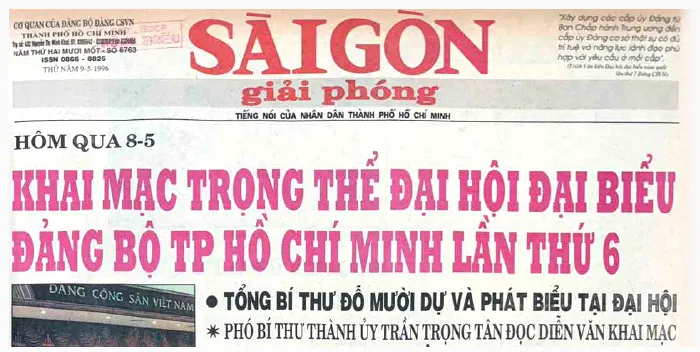 Đại hội đại biểu Đảng bộ TPHCM lần VI (1996-2000): Phát triển TPHCM xứng đáng với vai trò trung tâm cả nước