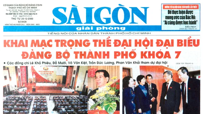 Đại hội đại biểu Đảng bộ TPHCM lần VII (2001-2005): Đại hội phát huy trí tuệ, dân chủ, đoàn kết, đổi mới