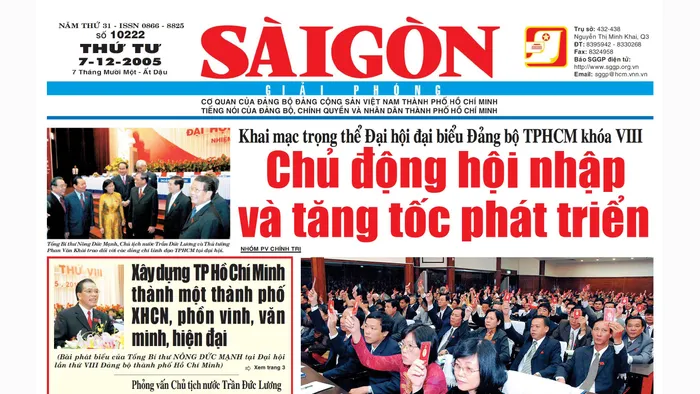 Đại hội đại biểu Đảng bộ TPHCM lần VIII (2006-2010): Chủ động hội nhập và tăng tốc phát triển 