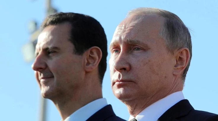 Ông Putin và ông Assad, ngày 11/12/2017.