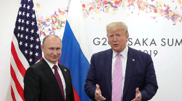 Ảnh lưu trữ: Tổng thống Nga Vladimir Putin và Tổng thống Hoa Kỳ Donald Trump.