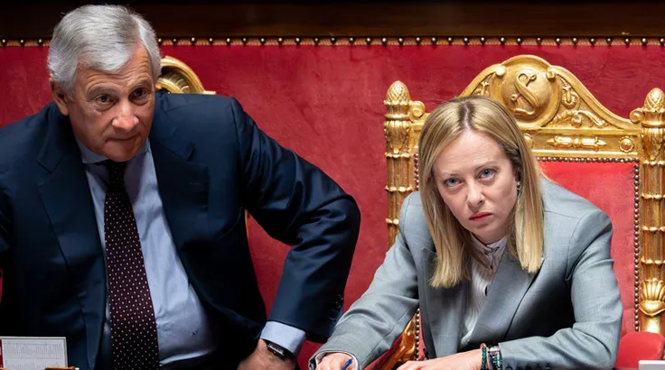 Thủ tướng Italy, bà Giorgia Meloni và Ngoại trưởng Antonio Tajani. Ảnh: Getty Images