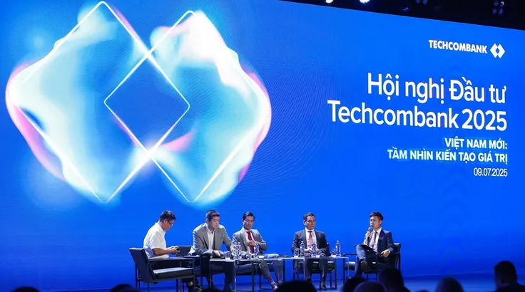 Hội nghị đầu tư Techcombank Investment Summit 2025 với chủ đề “Việt Nam mới: Tầm nhìn kiến tạo giá trị”.