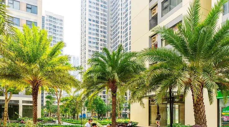 Người lớn tuổi có không gian giao lưu, thư giãn giữa khuôn viên xanh mát nội khu