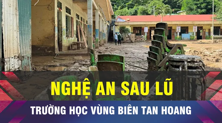 18 GIỜ HÔM NAY: Xót xa trường học vùng biên Nghệ An sau lũ