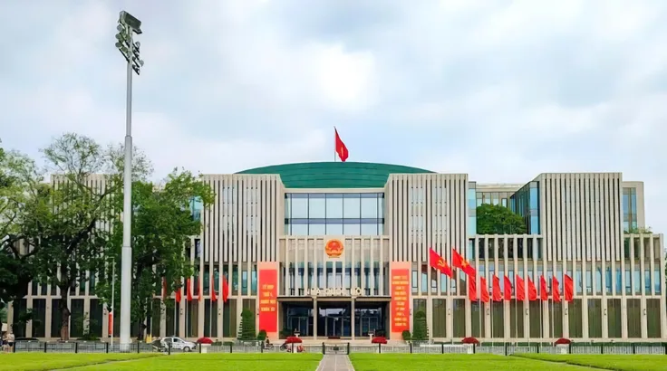 Nhà Quốc hội, nơi sẽ diễn ra kỳ họp thứ 10, Quốc hội khóa XV tới đây