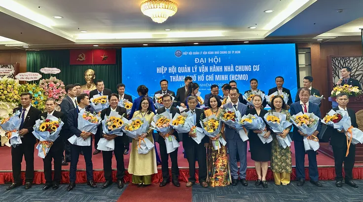 Ban chấp hành HCMO nhiệm kỳ 2026-2031 ra mắt đại hội. Ảnh: THANH HIỀN