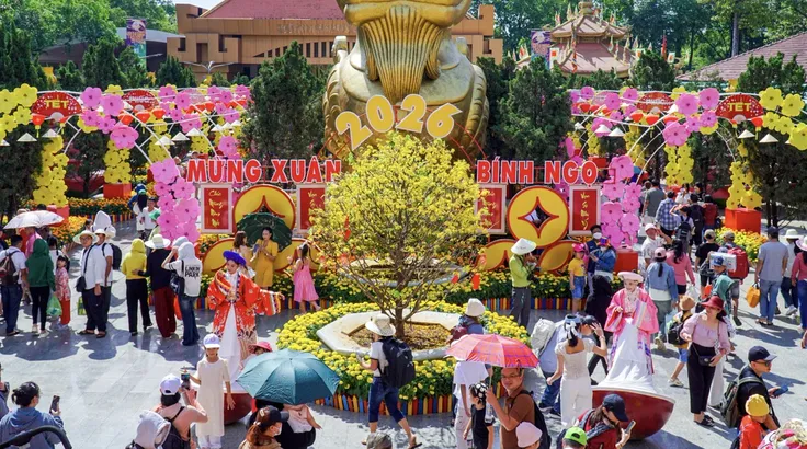 TPHCM: Doanh thu du lịch đạt 12.150 tỷ đồng trong dịp Tết