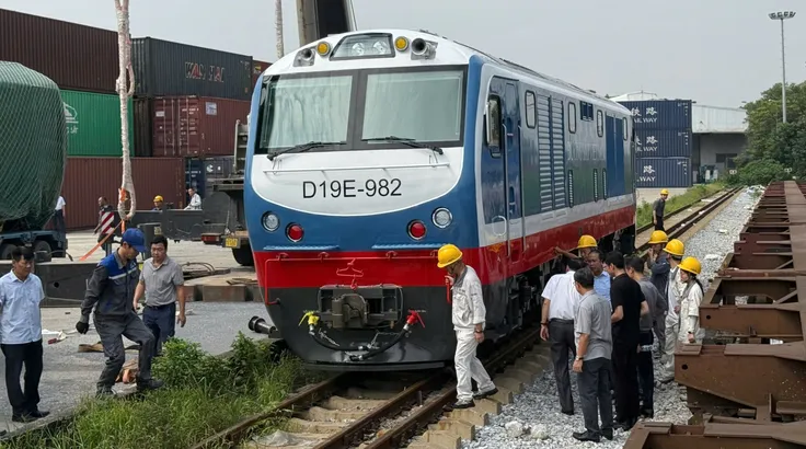 Ngành đường sắt tiếp nhận lô đầu máy mới đạt tốc độ 120km/giờ