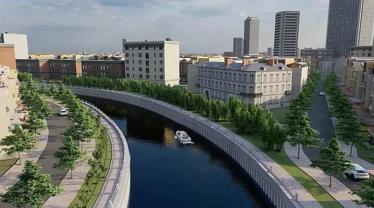 Phối cảnh dự án rạch Xuyên Tâm