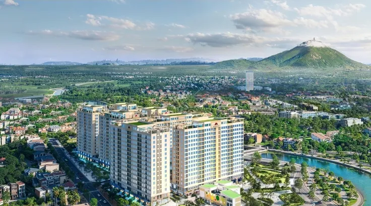 Golden City, một trong nhiều dự án của HQC đầu tư hướng đến người thu nhập trung bình, thấp.