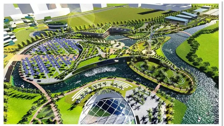 Phối cảnh dự án Công viên Thiên niên kỷ