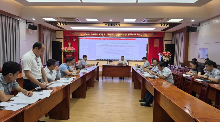 Tổ Công tác 1645 làm việc với các doanh nghiệp 