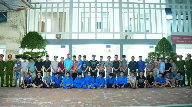 Các đối tượng bị cơ quan Công an bắt giữ