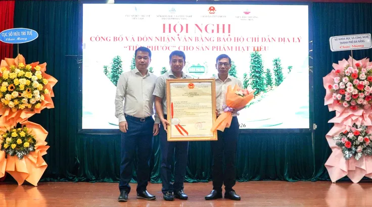 Cấp văn bằng bảo hộ chỉ dẫn địa lý cho hạt tiêu Tiên Phước