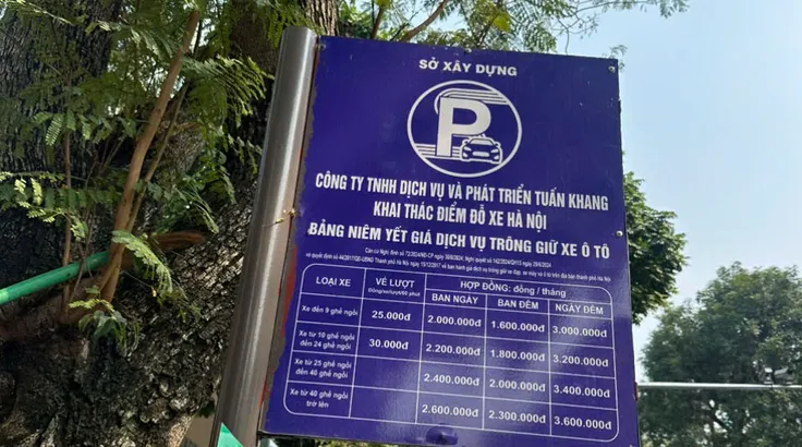 Một điểm giữ xe tại Hà Nội. Ảnh: LÊ TƯƠI