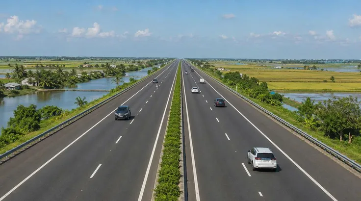 Đầu tư 64km đường cao tốc kết nối Vành đai 4 TPHCM về Đồng Tháp