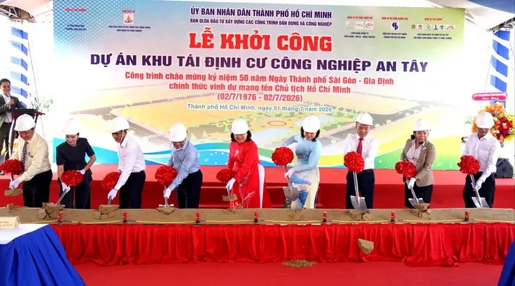 Khởi công dự án khu tái định cư công nghiệp An Tây
