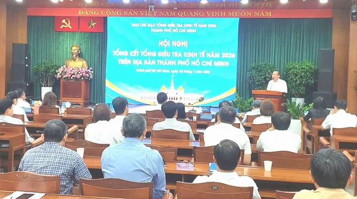 Tổng điều tra kinh tế năm 2026 trên địa bàn TPHCM đã hoàn thành sớm với kết quả tốt. Ảnh: MAI HOA