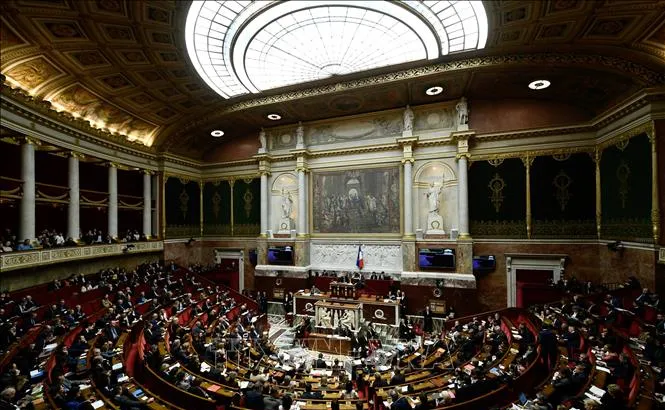 Toàn cảnh một phiên họp của Hạ viện Pháp. Ảnh minh họa: TTXVN