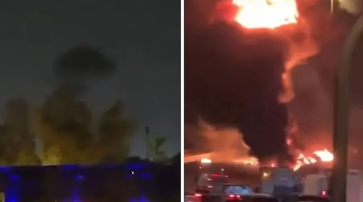 Máy bay không người lái của Iran tấn công Đại sứ quán Mỹ tại Riyadh, Saudi Arabia; video cho thấy đám cháy lớn sau cuộc tấn công. Ảnh: media.assettype.com