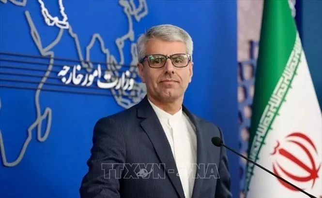 Người phát ngôn Bộ ngoại giao Iran Esmaeil Baghaei. Ảnh: IRNA/TTXVN