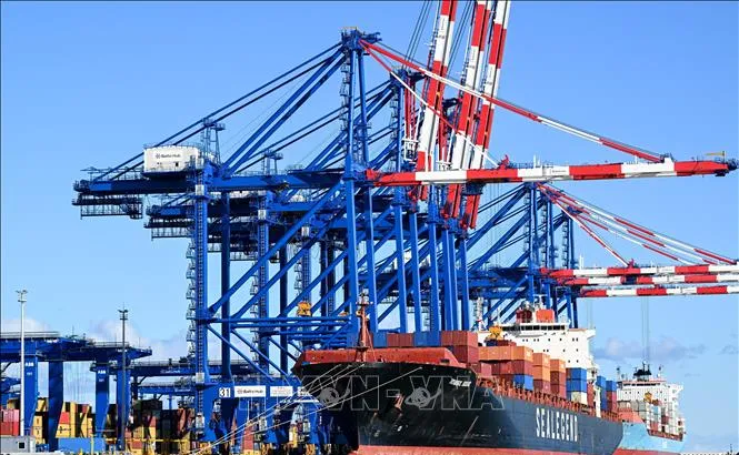 Cảng hàng hóa Gdansk, Ba Lan. Ảnh minh họa: PAP/TTXVN