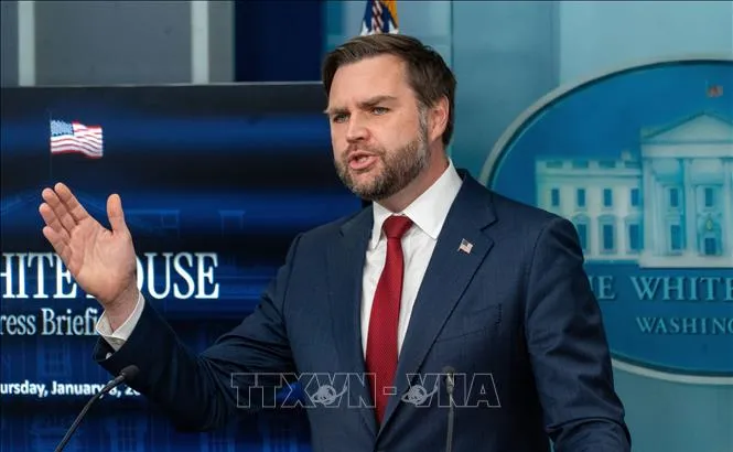 Phó Tổng thống Mỹ JD Vance. Ảnh: THX/TTXVN