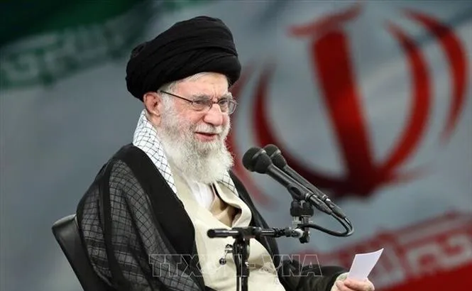 Lãnh tụ tinh thần tối cao Iran, Đại giáo chủ Ali Khamenei. Ảnh: IRNA/TTXVN