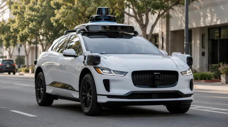 Một chiếc robotaxi của Waymo. Ảnh minh họa: AI