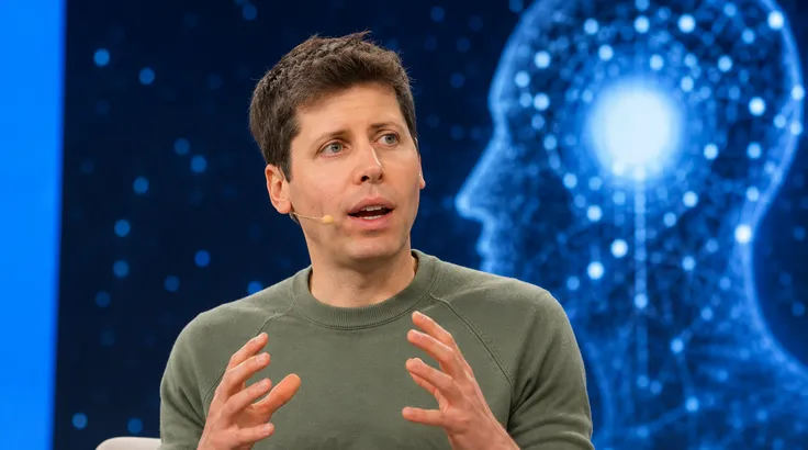 Giám đốc điều hành OpenAI, Sam Altman. Ảnh minh họa: AI