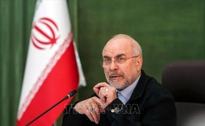 Chủ tịch Quốc hội Iran Mohammad Bagher Ghalibaf. Ảnh: IRNA/TTXVN