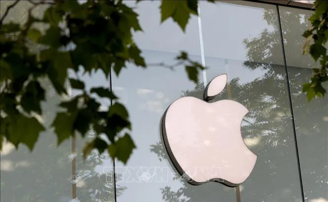 Biểu tượng Apple. Ảnh: THX/TTXVN