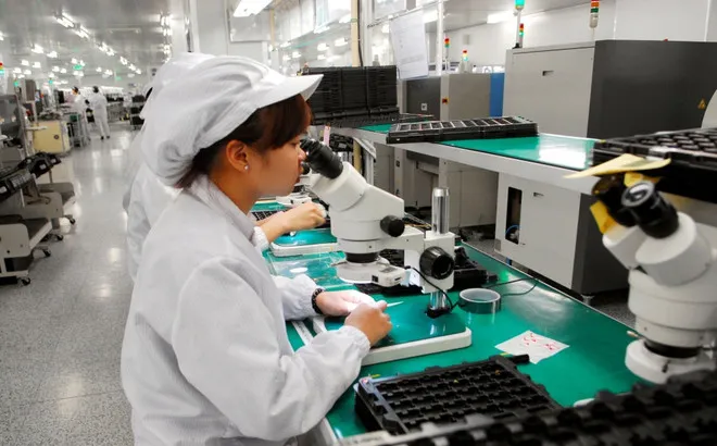 Cả nước đã hình thành được mạng lưới khoảng 6.000 doanh nghiệp hoạt động trong lĩnh vực công nghiệp hỗ trợ, nhưng năng lực đáp ứng thực tế của khối doanh nghiệp thuần Việt vẫn còn rất khiêm tốn. (Ảnh: Vietnam+)