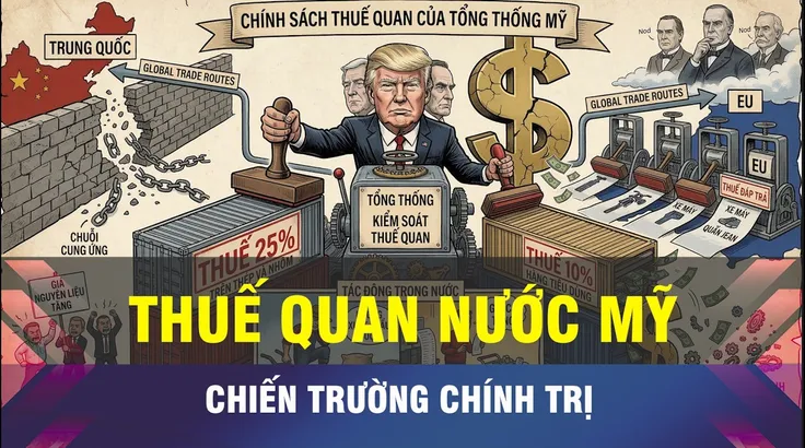 Thuế quan nước Mỹ giờ là câu chuyện chính trị