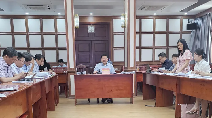 Dại diện Công ty Phú Mỹ Hưng phát biểu tại cuộc họp