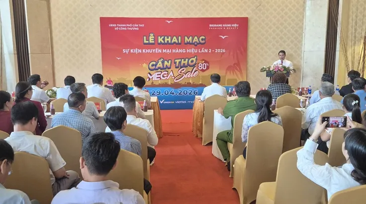 Lễ khai mạc sự kiện thương mại Cần Thơ Mega Sale lần 2
