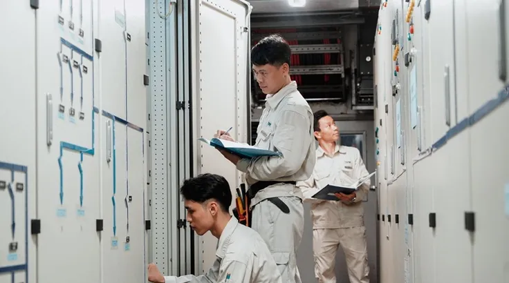 Tại các dự án do TNPM vận hành, hệ thống kỹ thuật tòa nhà được kiểm tra định kỳ theo quy trình chuẩn hóa với danh mục chi tiết.