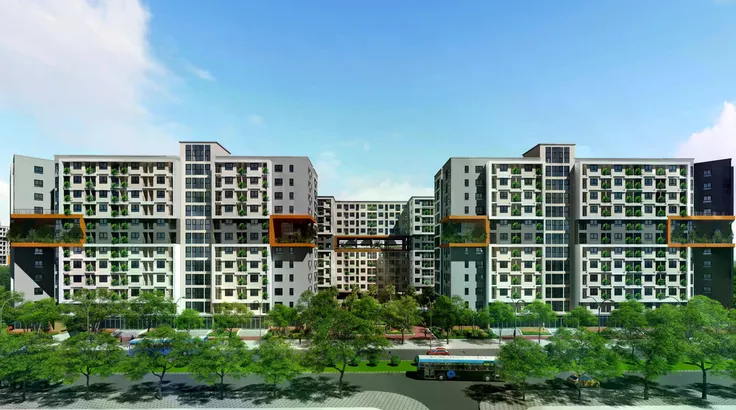 Nhà ở xã hội CT3 Kim Chung. (Nguồn: Viglacera)