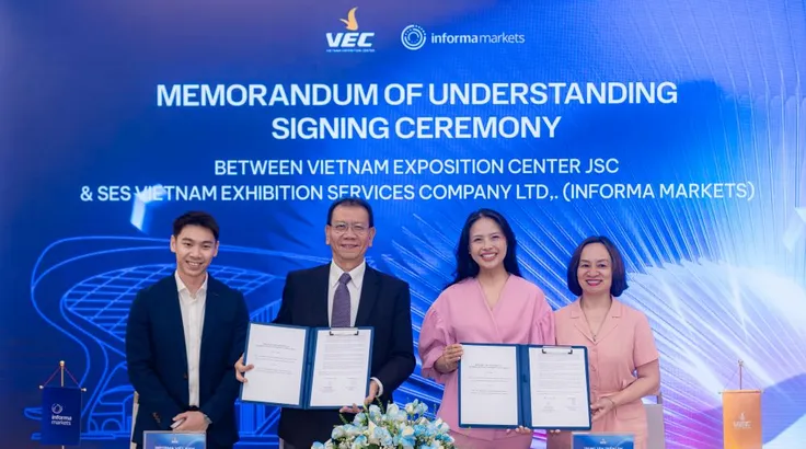VEC ký hợp tác chiến lược với Informa Markets - một trong những đơn vị tổ chức sự kiện B2B và triển lãm thương mại hàng đầu thế giới